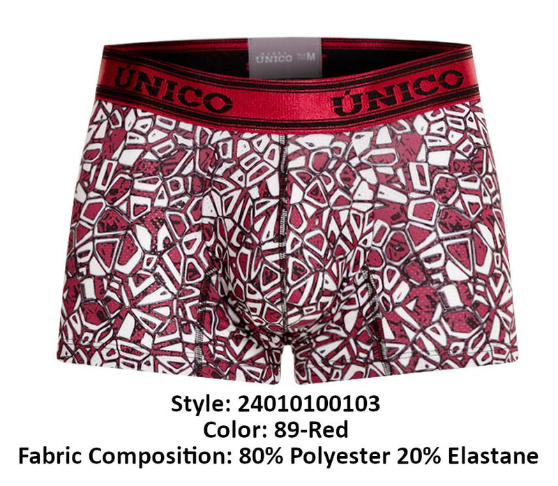 UNICO 24010100103 DECHADO TRUNKS रंग 89-RED