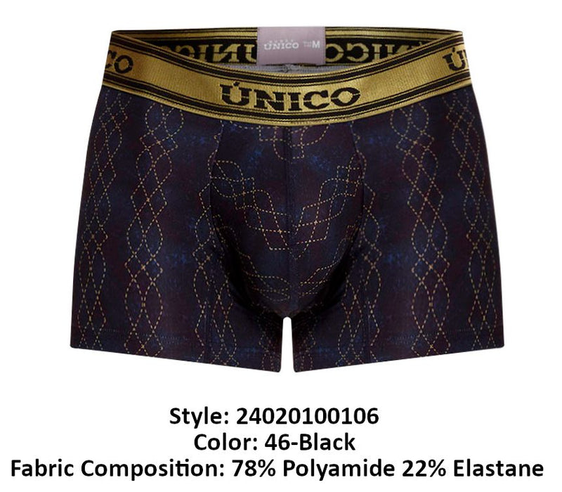 UNICO 24020100106 LACA Trunks Color 46-Black