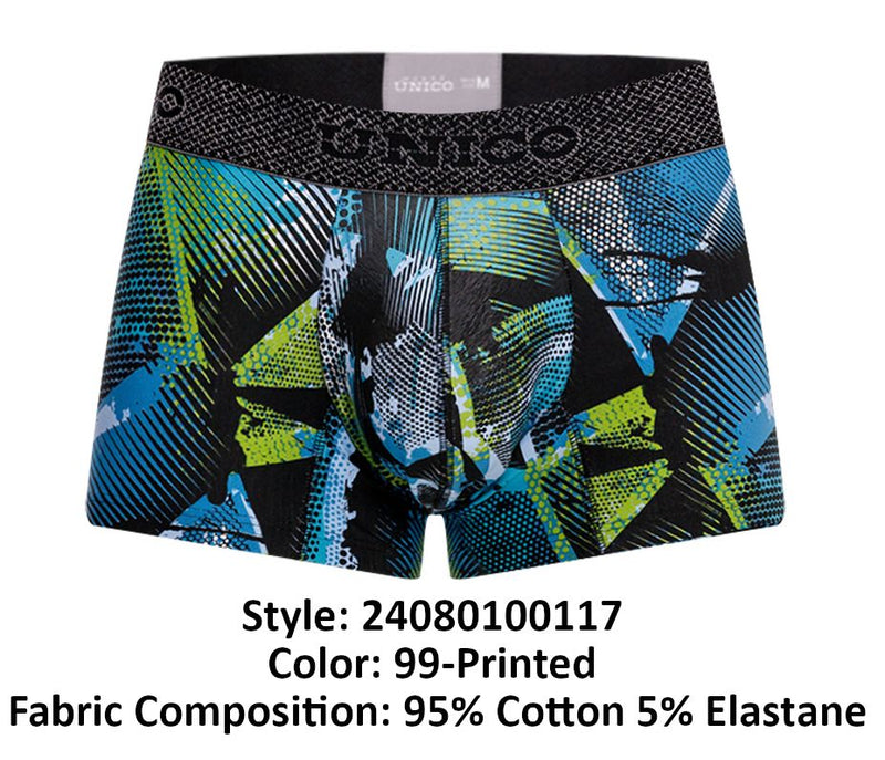 UNICO 24080100117 TRINO TRUNKS COLOR 99 Imprimé