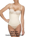 Vedette 107 Evonne Bodysuit en bikini color desnudo