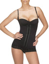 Vedette 136 Bodysuit de busto abierto de Megane con color de adornos de encaje negro