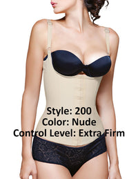 Vedette 200 Renee Latex Underbust Waist Cincher Color Nude