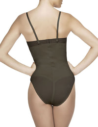 Vedette 210 Bodysuit sin tirantes Nadine en color bikini negro