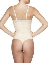 Vedette 211 Bodysuit sin tirantes Nadine en color tanga desnudo