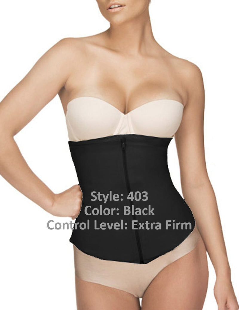 Vedette 403 Gigi Taist Cincher avec couleur éclair noir