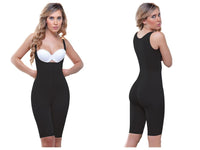 Vedette 938 Full Body Control Control Suit avec un dossier haut de couleur noir