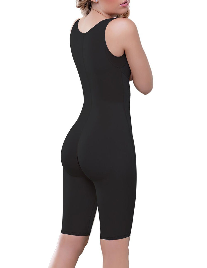 Vedette 938 Full Body Control Control Suit avec un dossier haut de couleur noir