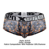 Xtremen 41313 Briefs imprimés Color Orange