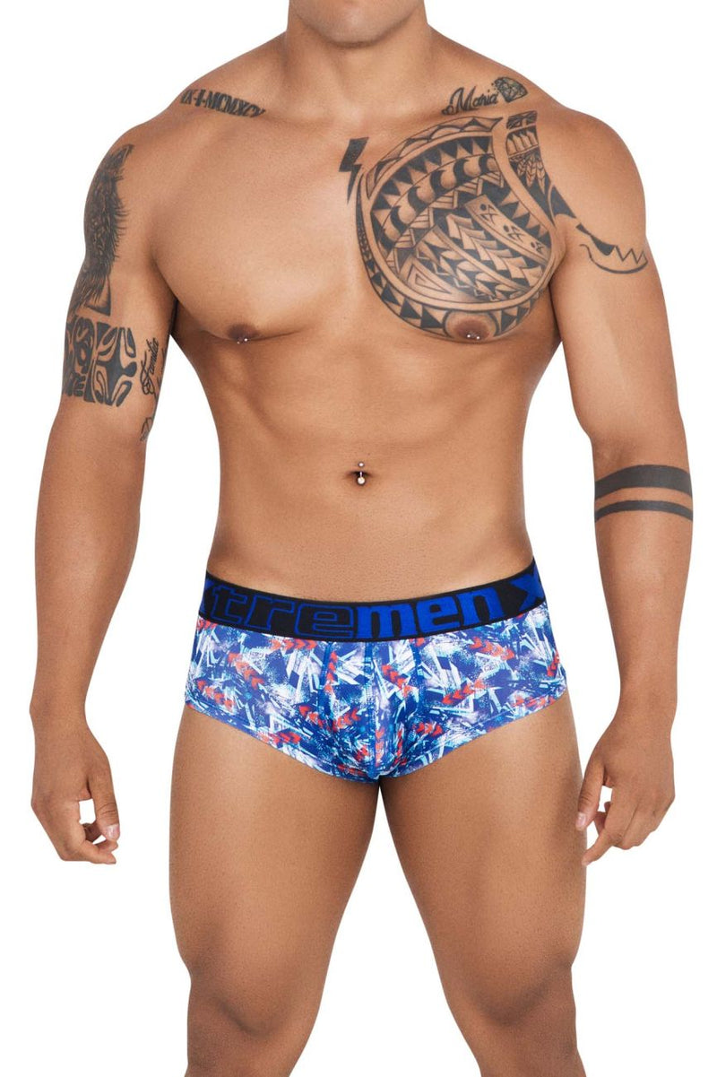 Xtremen 41313 Briefs imprimés Color Royal