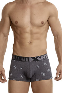 Xtremen 51437c Cycling Print Boxer Briefs Couleurs Gray foncé