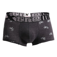 Xtremen 51437c Cycling Print Boxer Briefs Couleurs Gray foncé