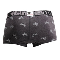 Xtremen 51437c Cycling Print Boxer Briefs Couleurs Gray foncé