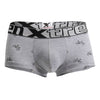 Xtremen 51437c Cycling Print Boxer Briefs Couleurs Gris clair