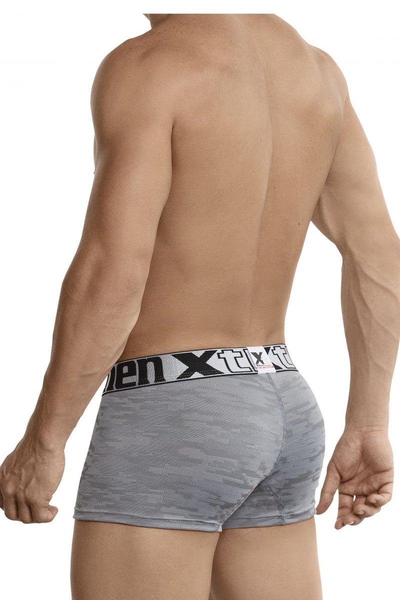 Xtremen 51443C Jacquard छलावरण बॉक्सर ब्रीफ रंग ग्रे