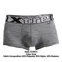 XTREMEN 51443C JACQUARD CAMOUFLAGE BOXER简介颜色灰色