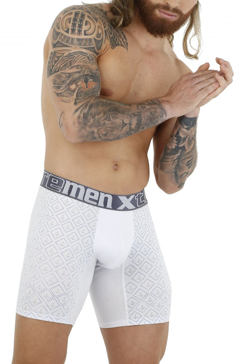 Xtremen 51461 Coton Boxer Briefes Couleurs blanches