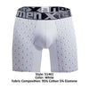 Xtremen 51461 BOXER COTTON Briefes Color blanc