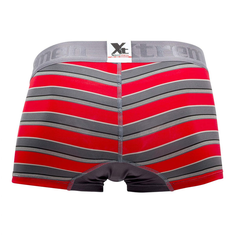 Xtremen 51475C Microfiber Athletic Trunks Color Red