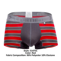 Xtremen 51475c Microfibre Athletic Trunks Color Red