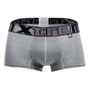 XTREMEN 51478C超细纤维Jacquard Trunks颜色灰色