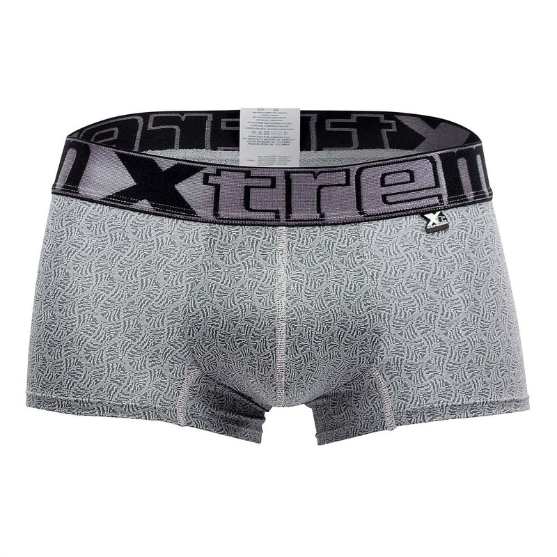 Xtremen 51478C Microfibre Jacquard Trunks Color Grey