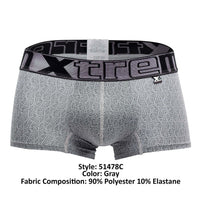 Xtremen 51478C Microfibra Jacquard Trunks Color Gris