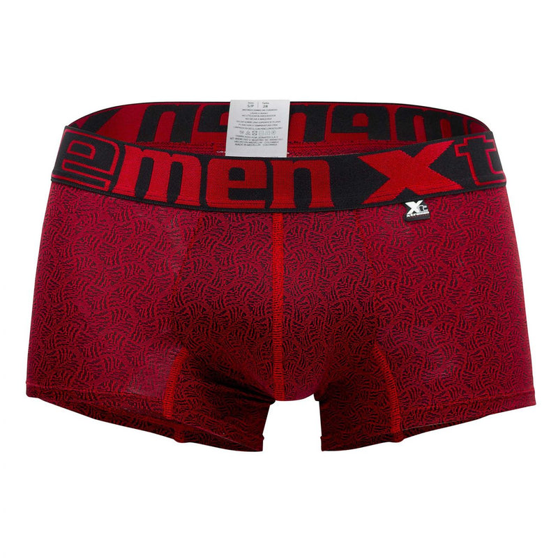 Xtremen 51478C Microfibra Jacquard Trunks color rojo