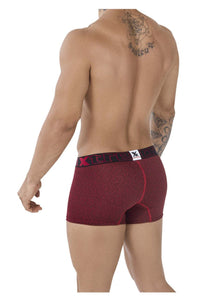 XTREMEN 51478C超细纤维jacquard Trunks颜色红色