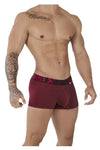 Xtremen 51478C Microfibre Jacquard Trunks Color Red