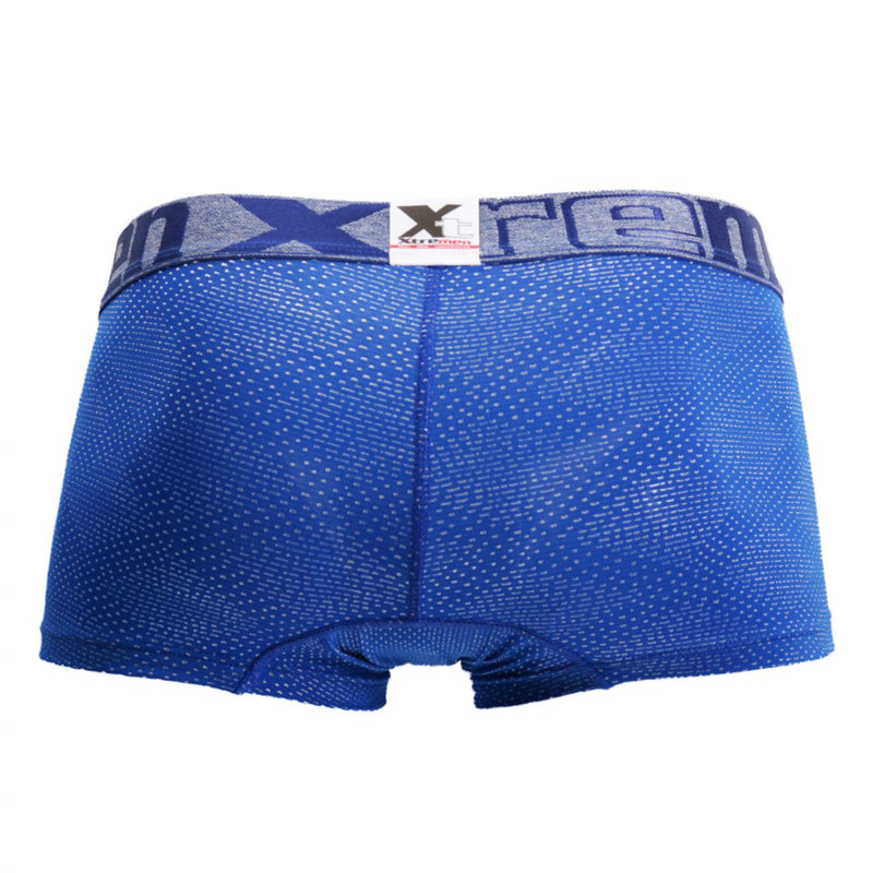 Xtremen 54446C Jacquard Stripes Boxer Briefs color azul