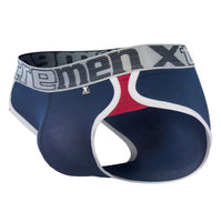 Xtremen 91014-3 3PK Briefs Couleurs bleu-gris-bleu