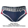 Xtremen 91014-3 3PK Briefs Couleurs bleu-gris-bleu