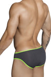 Xtremen 91021-3 3pk Briefs Color Black-Gray-Blue