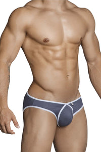 Xtremen 91021-3 3pk Briefs Color Black-Gray-Blue