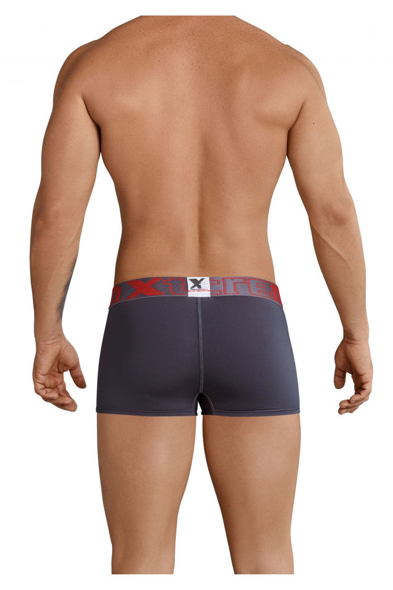 Xtremen 91028 Briefes de boxer de tuyauterie couleur gris