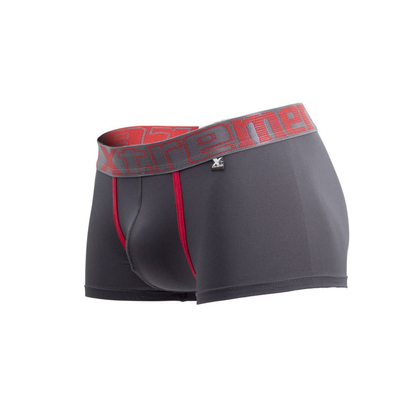 Xtremen 91028 Briefes de boxer de tuyauterie couleur gris