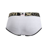 Xtremen 91029 Stripes Briefs Color blanco