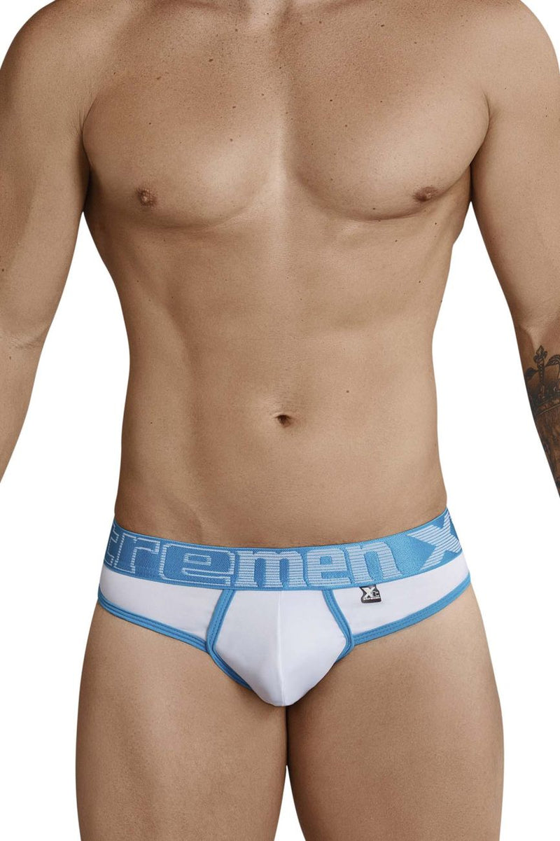 Xtremen 91031-3 3pk thongs रंग हरे-सफेद-ब्लू