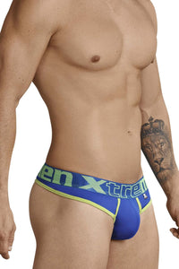 Xtremen 91031-3 3pk tangas color verde-blanco-azul