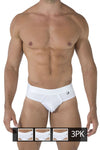 Xtremen 91031-3 3pk Tiping tangas color blanco