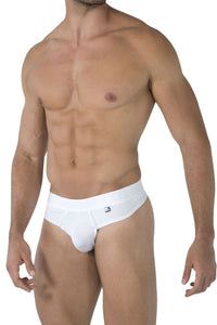 Xtremen 91031-3 3pk Piping Thongs Color blanc