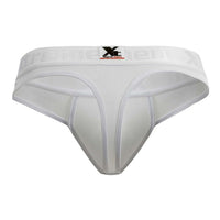 Xtremen 91031-3 3pk पाइपिंग थोंग्स रंग सफेद