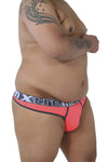 Xtremen 91031x-3 3pk thongs रंग फुचिया-व्हाइट-ब्लू