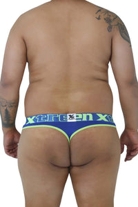 Xtremen 91031x-3 3pk thongs रंग फुचिया-व्हाइट-ब्लू