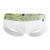 Xtremen 91032 Butt LIBTER Jockstrap Color White-Silver