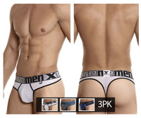 Xtremen 91036-3 3PK سيور اللون أبيض-رمادي-أزرق