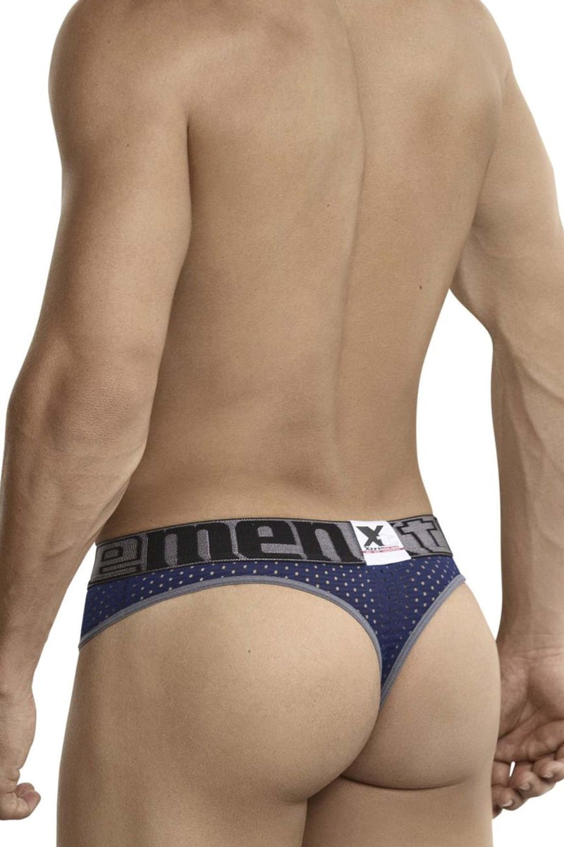 Xtremen 91036-3 3pk tangas color blanca-gris azul