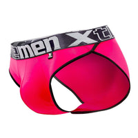 Xtremen 91053-3 3pk Briefs Color Fucsia-Green-Fuchsia