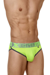 Xtremen 91053-3 3pk Briefs Color Fucsia-Green-Fuchsia