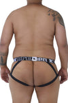 Xtremen 91054X-3 3pk Jockstrap Color Gasolina-Fucsia-Petrol